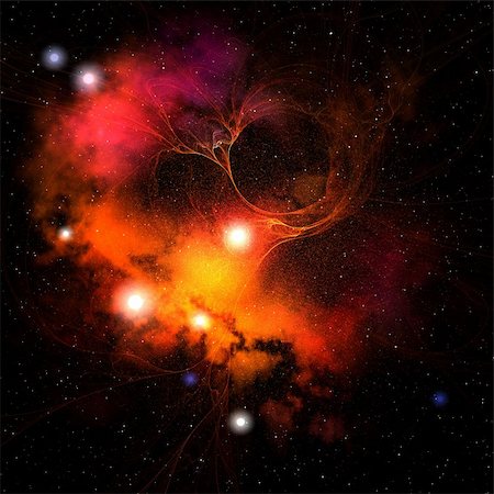 Cosmic space image of a nebula in the universe. Foto de stock - Super Valor sin royalties y Suscripción, Código: 400-04600624