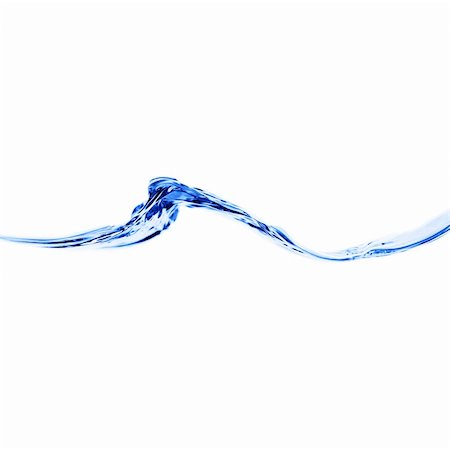 simsearch:400-04530350,k - Crisp, clean, blue water photographed against a white background. Stockbilder - Microstock & Abonnement, Bildnummer: 400-04600934