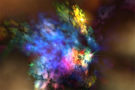 simsearch:400-04601123,k - A colorful nebula in the universe. Stockbilder - Microstock & Abonnement, Bildnummer: 400-04600978