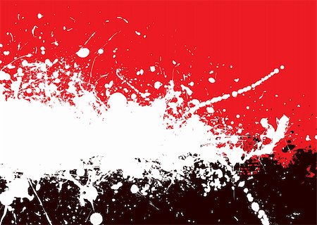 simsearch:400-05153010,k - Red and black abstract background with ink splats Photographie de stock - Aubaine LD & Abonnement, Code: 400-04601045