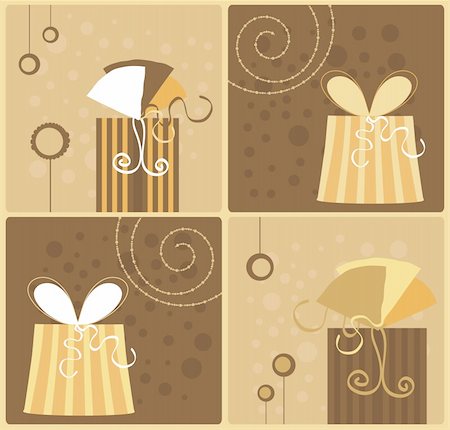 evestock (artist) - Vector Creative Holiday Gifts Stock Photo - Budget Royalty-Free & Subscription, Code: 400-04601195