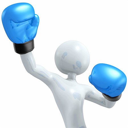 simsearch:400-07047642,k - A Boxing Concept And Presentation Figure In 3D Stock Photo - Budget Royalty-Free & Subscription, Code: 400-04601508