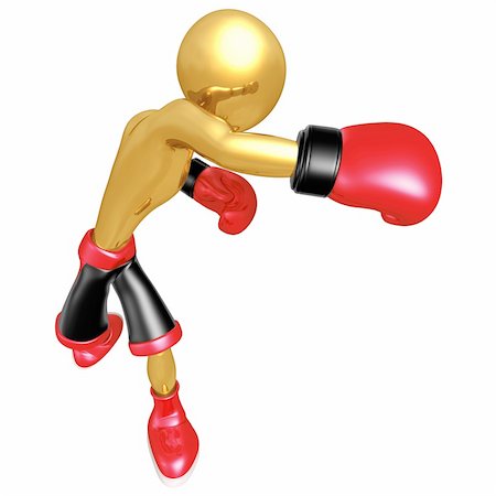 simsearch:400-07047642,k - A Boxing Concept And Presentation Figure In 3D Stock Photo - Budget Royalty-Free & Subscription, Code: 400-04601509