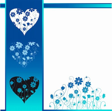 simsearch:400-04691863,k - Valentine card, retro style, floral background Foto de stock - Super Valor sin royalties y Suscripción, Código: 400-04602288