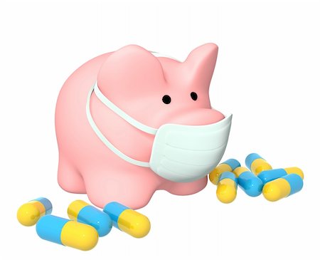 simsearch:400-04629961,k - Conceptual image - epidemic of a swine flu Stockbilder - Microstock & Abonnement, Bildnummer: 400-04602464