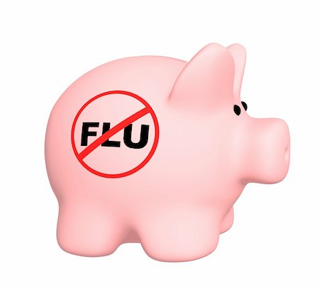 simsearch:400-04626468,k - Conceptual image - stop of a swine flu Stockbilder - Microstock & Abonnement, Bildnummer: 400-04602466