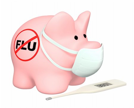 simsearch:400-04629961,k - Conceptual image - stop of a swine flu Stockbilder - Microstock & Abonnement, Bildnummer: 400-04602467