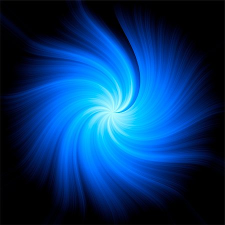simsearch:400-05713202,k - Abstract blue twirl on black Stock Photo - Budget Royalty-Free & Subscription, Code: 400-04602486