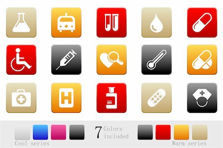 vector Healthcare and Pharma icons box series Stock Photo - Budget Royalty-Free & Subscription, Code: 400-04603008
