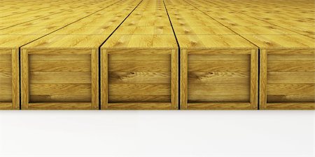warehouse with multitude wooden crates Stock Photo - Budget Royalty-Free & Subscription, Code: 400-04603260