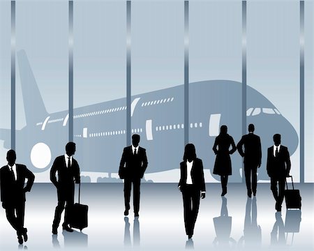 stopover - business travelers Stock Photo - Budget Royalty-Free & Subscription, Code: 400-04603760