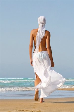Beautiful young woman enjoying the Ionian sea in Greece Stock Photo - Budget Royalty-Free & Subscription, Code: 400-04614167
