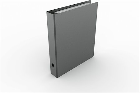 simsearch:400-04604228,k - 3d rendering of a ring binder in a modern fiber material Fotografie stock - Microstock e Abbonamento, Codice: 400-04614206