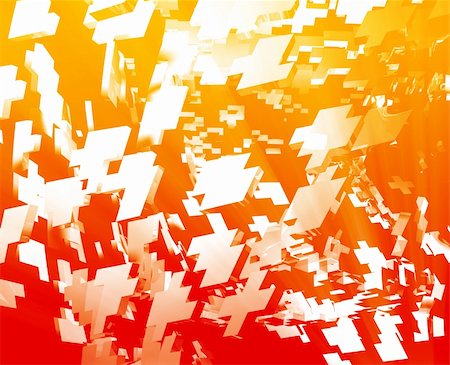 simsearch:400-08492092,k - Abstract background illustration of shattered exploding geometric shapes Fotografie stock - Microstock e Abbonamento, Codice: 400-04614258