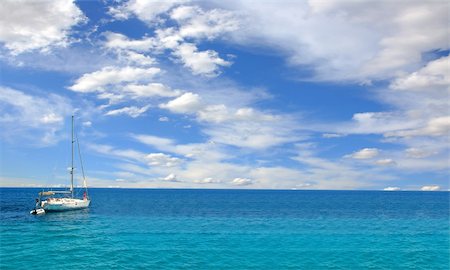 Sailing yacht in the Ionian sea Greece Stock Photo - Budget Royalty-Free & Subscription, Code: 400-04614797