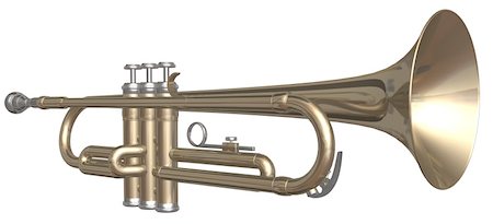 simsearch:400-05304831,k - trumpet Stock Photo - Budget Royalty-Free & Subscription, Code: 400-04617343