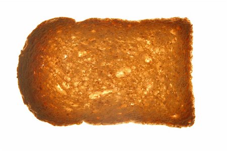 simsearch:400-05079087,k - Bread slice on transparent white background Fotografie stock - Microstock e Abbonamento, Codice: 400-04617489