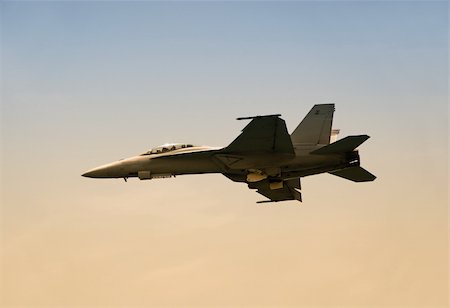 State of the art US navy jet at dawn Stock Photo - Budget Royalty-Free & Subscription, Code: 400-04618385