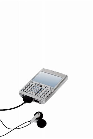 simsearch:400-04189096,k - Multimedial personal digital smartphone isolated on white background Photographie de stock - Aubaine LD & Abonnement, Code: 400-04618660