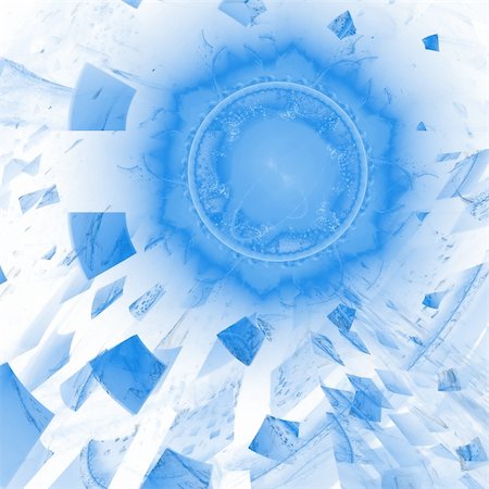 simsearch:400-04628318,k - Abstract background. Blue - white palette. Raster fractal graphics. Photographie de stock - Aubaine LD & Abonnement, Code: 400-04610456