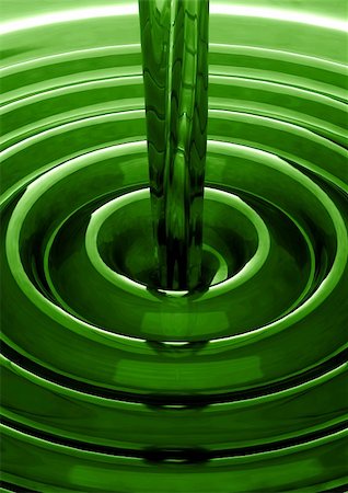 Liquid concept of A fresh nature liquid poured constantly and spread in a ring like wave effect. Stock Photo - Budget Royalty-Free & Subscription, Code: 400-04624024