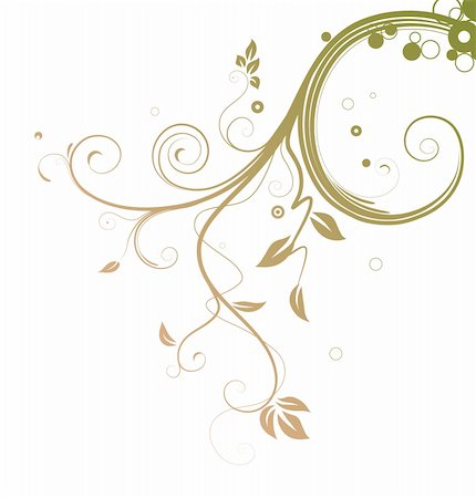 Illustration vectorielle de Grunge Floral Background Photographie de stock - Aubaine LD & Abonnement, Code: 400-04624081