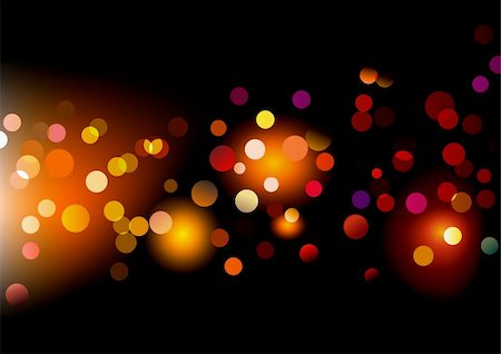 design background for club - Vector illustration of disco lights dots pattern on black background Stock Photo - Budget Royalty-Free & Subscription, Code: 400-04624219