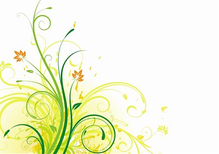 simsearch:400-04624081,k - Illustration vectorielle de Grunge Floral Background Photographie de stock - Aubaine LD & Abonnement, Code: 400-04624212