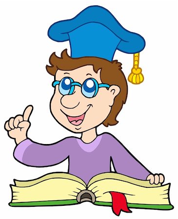 simsearch:400-04094837,k - Teacher with book - vector illustration. Foto de stock - Super Valor sin royalties y Suscripción, Código: 400-04624536