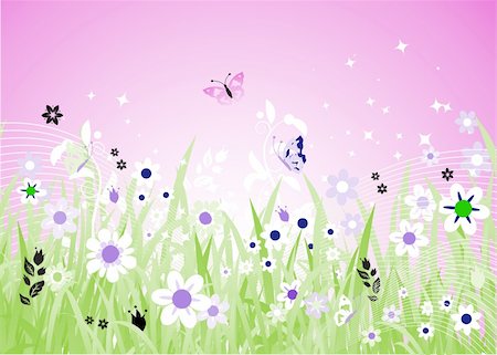 simsearch:400-04087405,k - Spring meadow beautiful Photographie de stock - Aubaine LD & Abonnement, Code: 400-04624738