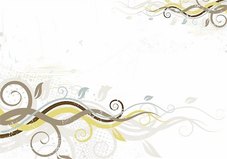 simsearch:400-04142156,k - Vektor-Illustration des Grunge Floral Background Stockbilder - Microstock & Abonnement, Bildnummer: 400-04625628