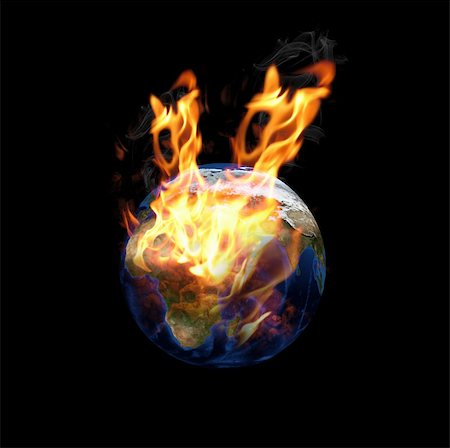 global fire problem concept. Data source: Nasa web site. Stock Photo - Budget Royalty-Free & Subscription, Code: 400-04625677