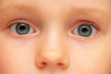 Child look detailed macro shot (face fragment) Fotografie stock - Microstock e Abbonamento, Codice: 400-04626230