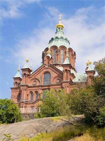 simsearch:400-04493841,k - The Orthodox Uspenski Cathedral in Helsinki, Finland Stock Photo - Budget Royalty-Free & Subscription, Code: 400-04626359