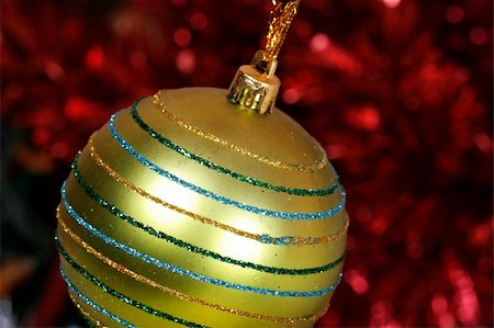 simsearch:400-04499150,k - Close-up picture of christmas decorations. Foto de stock - Royalty-Free Super Valor e Assinatura, Número: 400-04626494