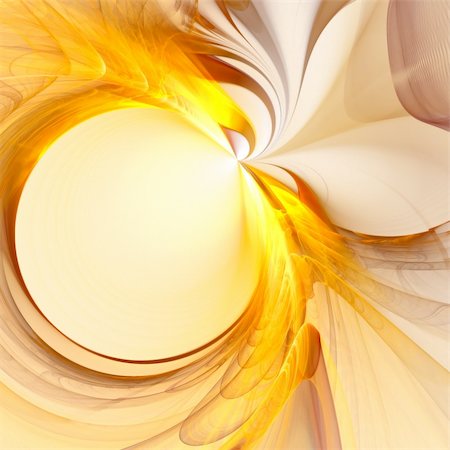 simsearch:400-04607909,k - Abstract background. White - yellow palette. Raster fractal graphics. Photographie de stock - Aubaine LD & Abonnement, Code: 400-04626647