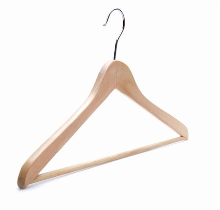 Isolated plastic hanger Stock Photo - Budget Royalty-Free & Subscription, Code: 400-04626926