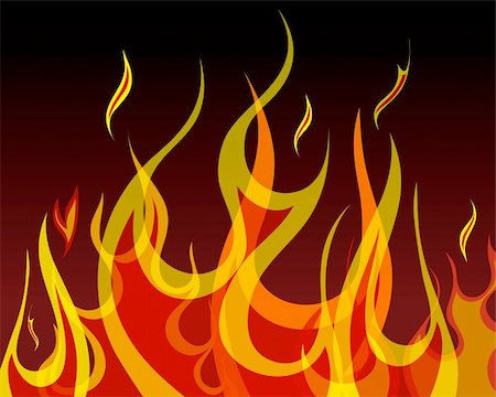 simsearch:400-04159156,k - Inferno fire vector background for design use Stock Photo - Budget Royalty-Free & Subscription, Code: 400-04627170