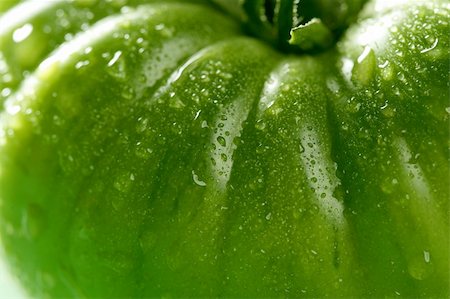simsearch:400-07976764,k - One green macro tomato, wet skin, studio shot Photographie de stock - Aubaine LD & Abonnement, Code: 400-04627625