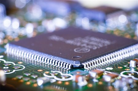 simsearch:400-06875392,k - Electronic circuit board. Macro photo Stock Photo - Budget Royalty-Free & Subscription, Code: 400-04627779