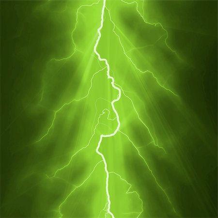 Lightning Bolt Forked Against a Dark Sky Stock Photo - Budget Royalty-Free & Subscription, Code: 400-04627788