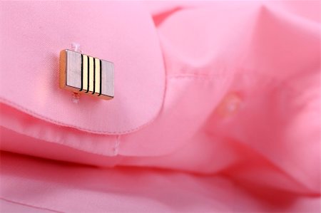 pink shirt with cufflink Foto de stock - Super Valor sin royalties y Suscripción, Código: 400-04628236