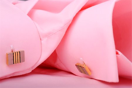pink shirt with cufflink Foto de stock - Super Valor sin royalties y Suscripción, Código: 400-04628240
