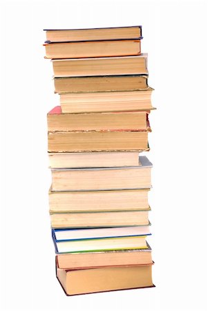 simsearch:400-04303762,k - isolated book stack Stockbilder - Microstock & Abonnement, Bildnummer: 400-04628626