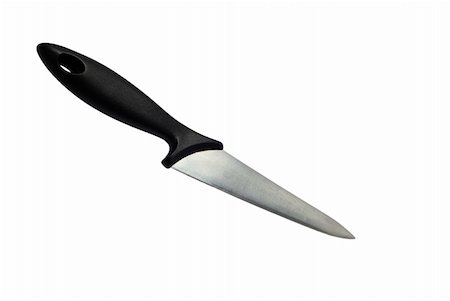 simsearch:695-05778726,k - knife isolated on white Photographie de stock - Aubaine LD & Abonnement, Code: 400-04628677