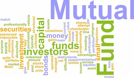 financial portfolio - Word cloud concept illustration of  mutual fund Stock Photo - Budget Royalty-Free & Subscription, Code: 400-04620005