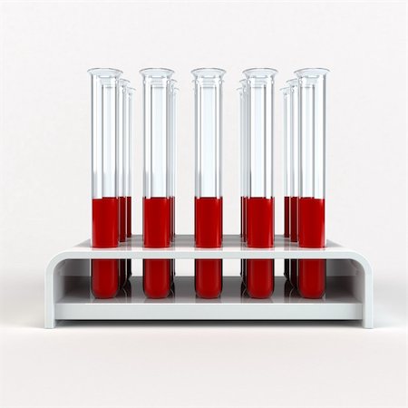 simsearch:400-04478049,k - medical test-tube with blood samples 3d rendering Stock Photo - Budget Royalty-Free & Subscription, Code: 400-04621050