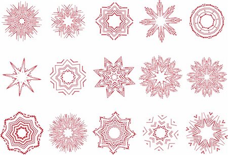 Vector illustration set of abstract floral and ornamental elements Stock Photo - Budget Royalty-Free & Subscription, Code: 400-04621274