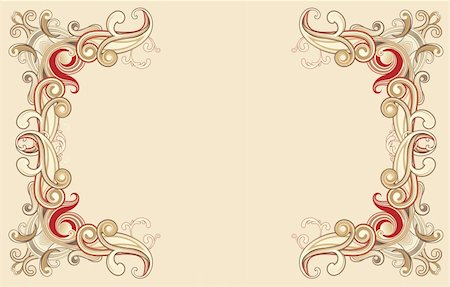 simsearch:400-04596381,k - Vector illustration of style floral frame Stock Photo - Budget Royalty-Free & Subscription, Code: 400-04621553