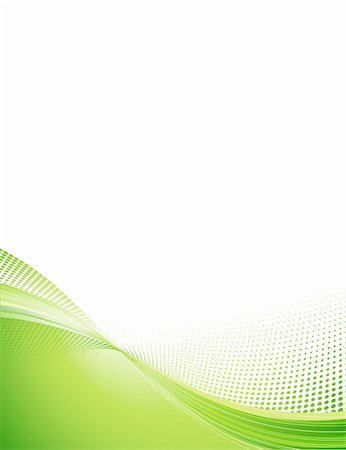 simsearch:400-04535250,k - Vector Illustration of green abstract techno background made of dots and curved lines. Great for backgrounds or layering over other images Foto de stock - Super Valor sin royalties y Suscripción, Código: 400-04622401